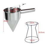 Conical Funnel batter dropper snack circus measurement