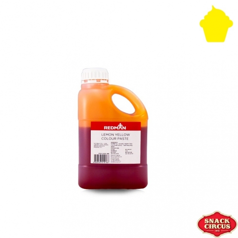 Edible food colour paste lemon yellow