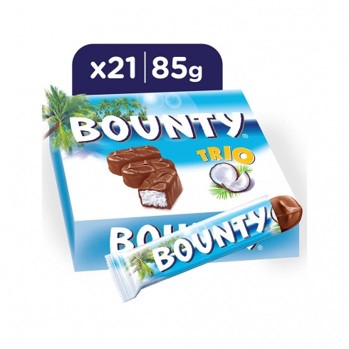 BOUNTY MILK TRIO 85g (6 Box of 21)