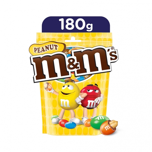 M&M’S® Peanut Chocolate Pouch 180g