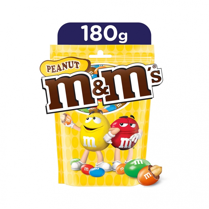 M&M’S® Peanut Chocolate Pouch 180g M&M’S® Peanut Chocolate Pouch 180g