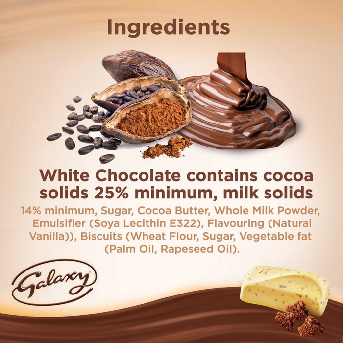 Galaxy® Cookies & Cream 38g Multipack