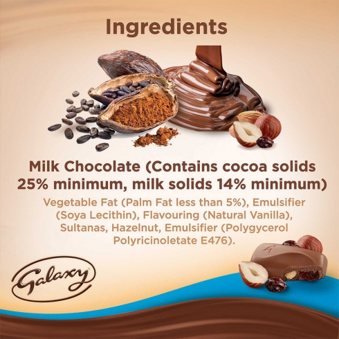 Galaxy® Fruit & Nut Chocolate Bar 40g