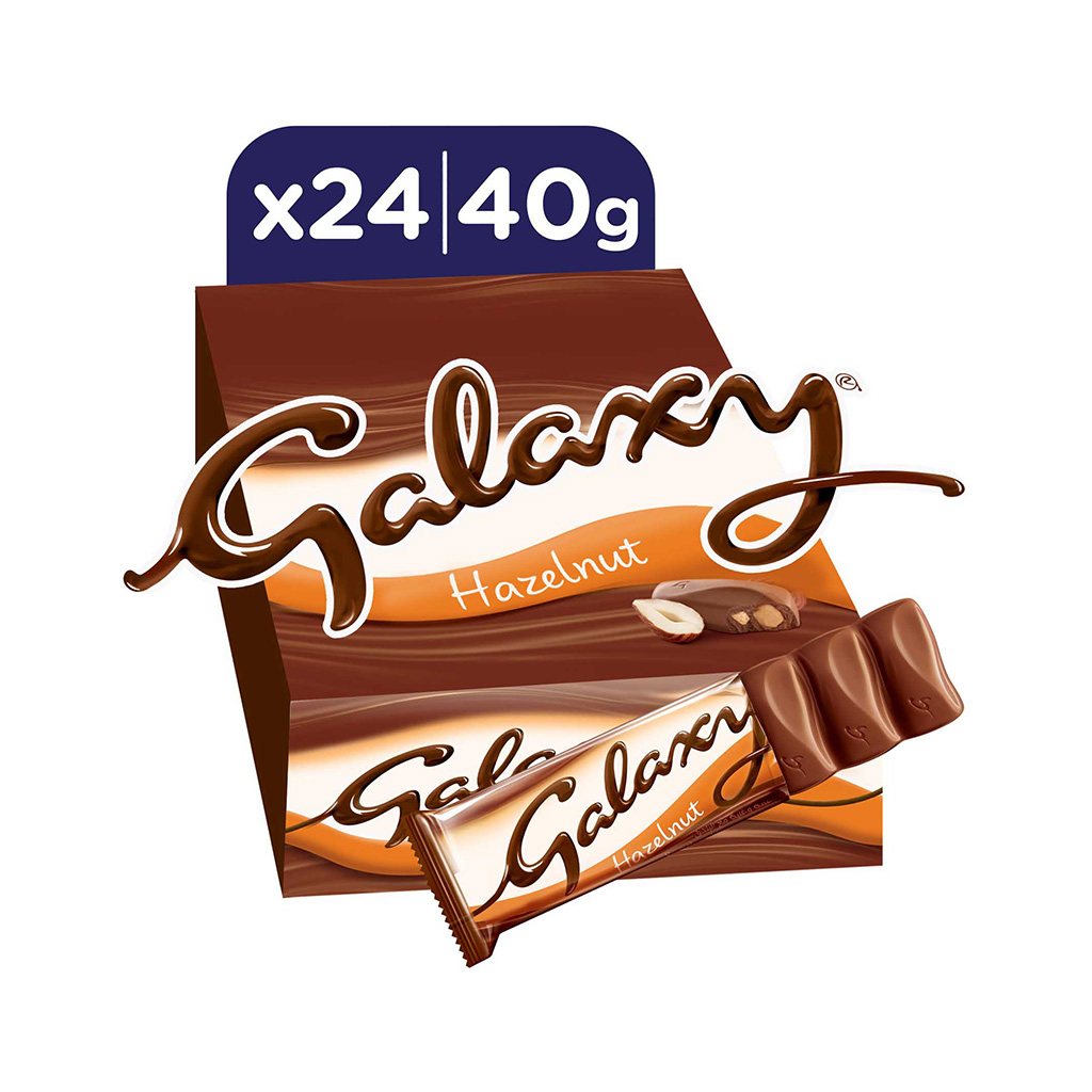 Galaxy® Hazelnut Chocolate Bar 40g x24 Snack Circus INC