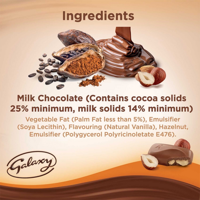 Galaxy® Hazelnut Chocolate Bar 90g x24