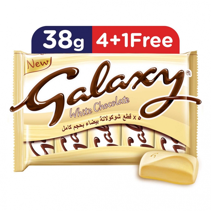 Galaxy® White Chocolate 38g Multipack