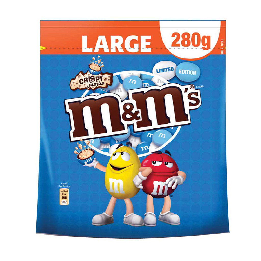M&M’S® Crispy Pouch 280g x12 Snack Circus INC