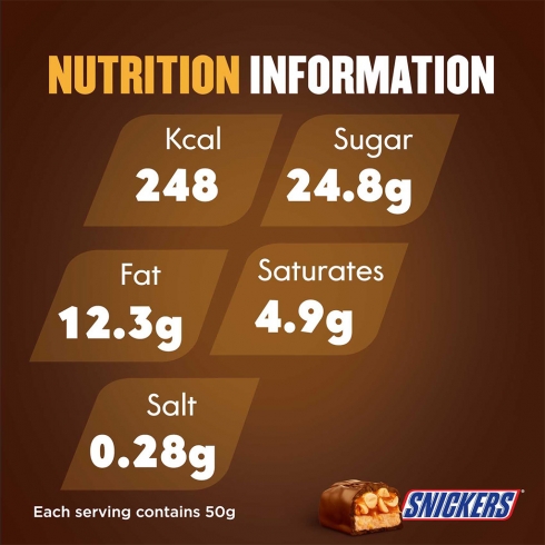 Snickers™ Chocolate Bars (6pcs) Multipack 50g