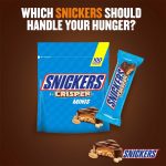 Snickers™ Crisper Chocolate Mini (9 pcs) Bars Pouch 180g