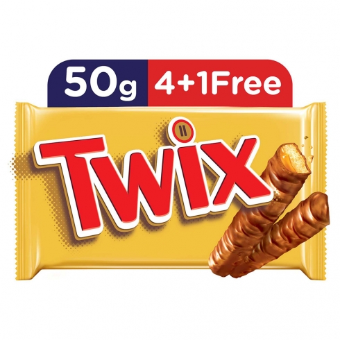 Twix® 50g (5pcs) Multipack
