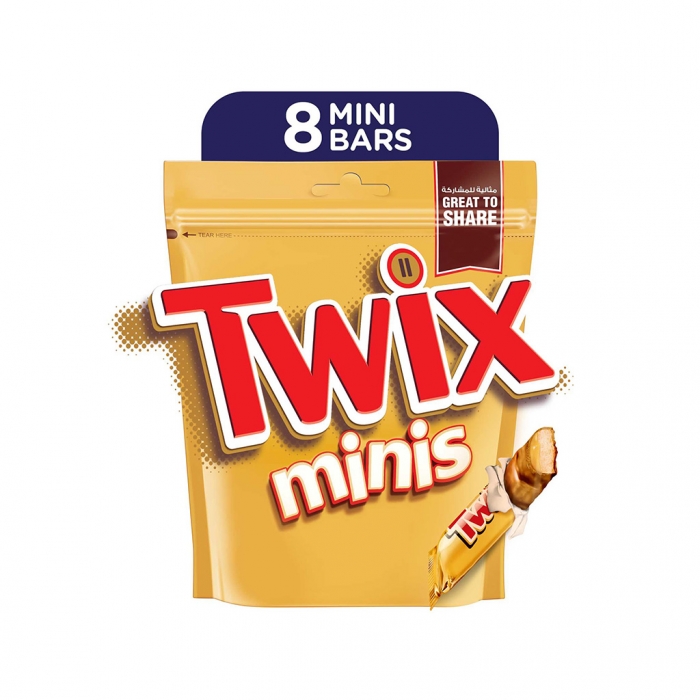 Twix® Minis(8 pcs) Pouch 160g