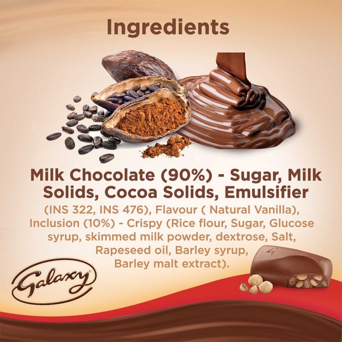Galaxy® Crispy Chocolate Bar 36g