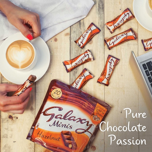 Galaxy® Minis (12pcs) Hazelnut 150g