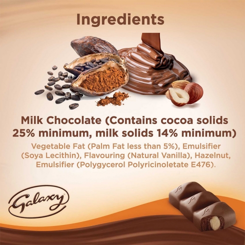 Galaxy® Minis (12pcs) Hazelnut 150g