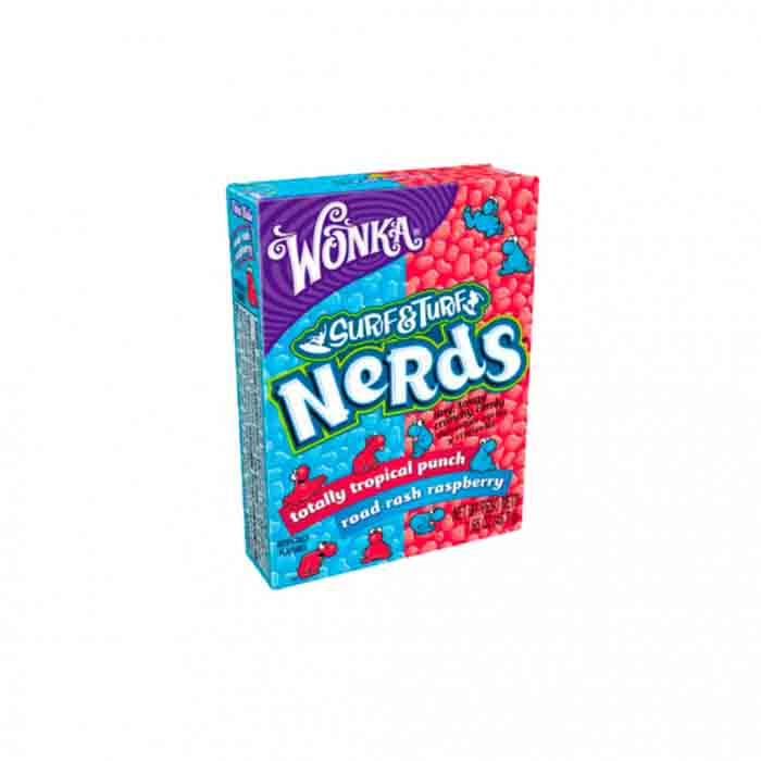 NERDS SURF AND TURF 46.7g (Tropical Punch & Raspberry)