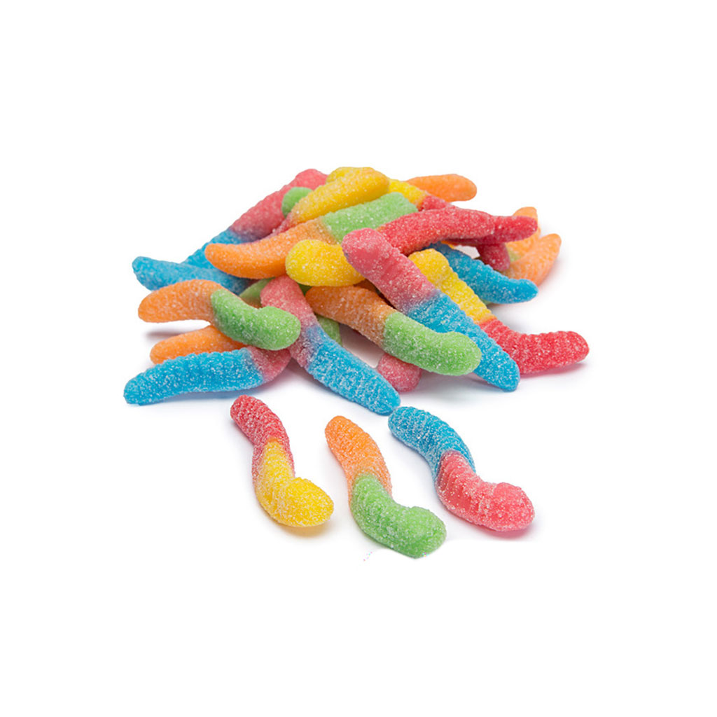 Sour Worms Gummy Bag of 2kg | Snack Circus INC