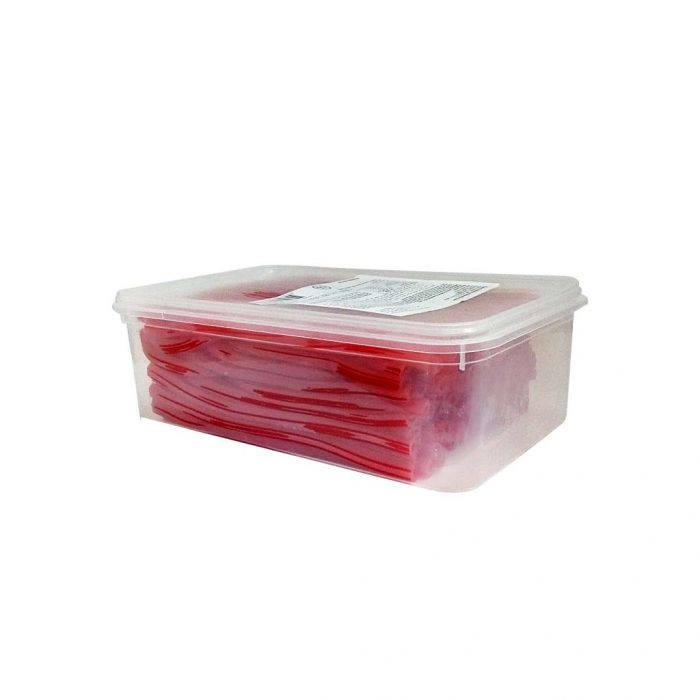 Strawberry flavoured jelly candy