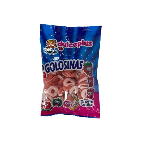 Sour Strawberry Rings Gummy Candy