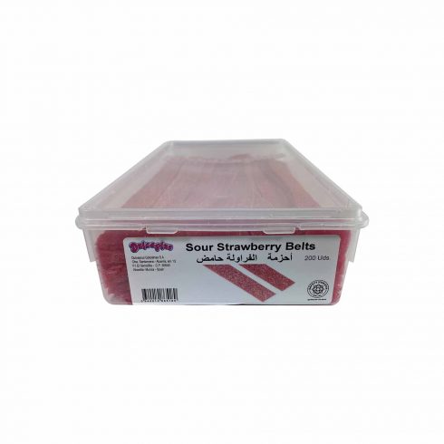 Sour Strawberry Belts Gummy