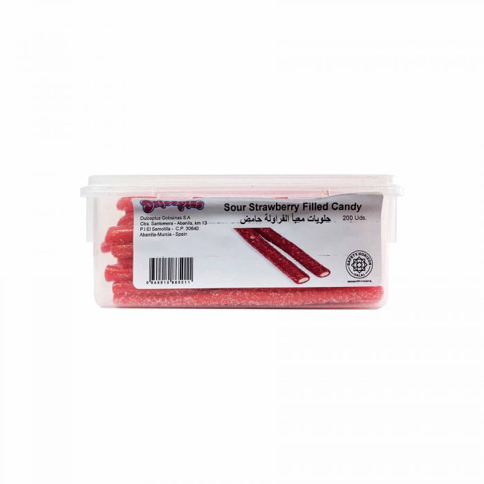 Sour Strawberry Filled Candy