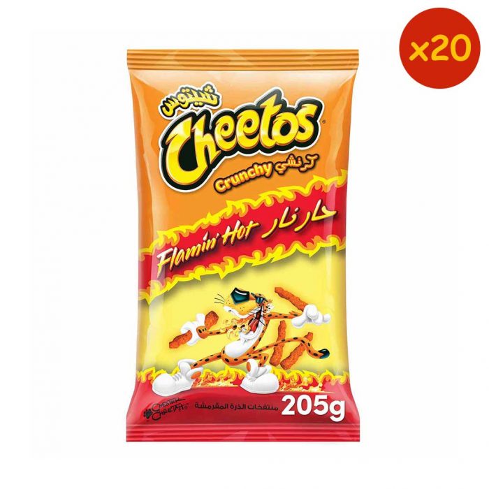 Cheetos Crunchy Flamin Hot Sticks 205g