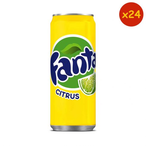 Fanta Citrus Soda Drink Can 330ml