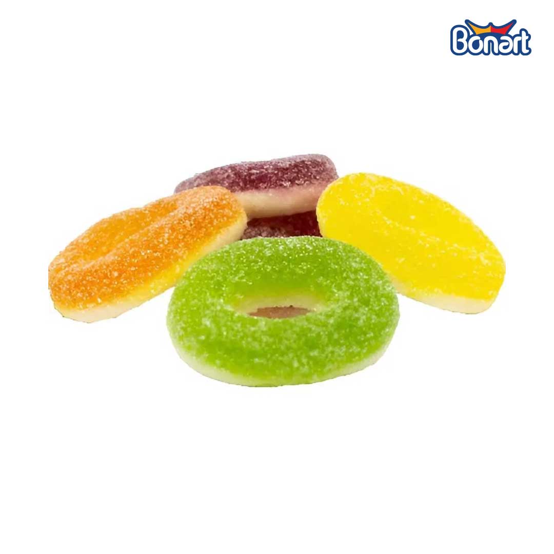 BONART Gummy Coloured Rings 1kg