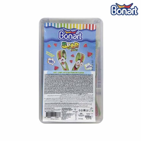 BONART Sour Belts Watermelon 1kg - Image 2