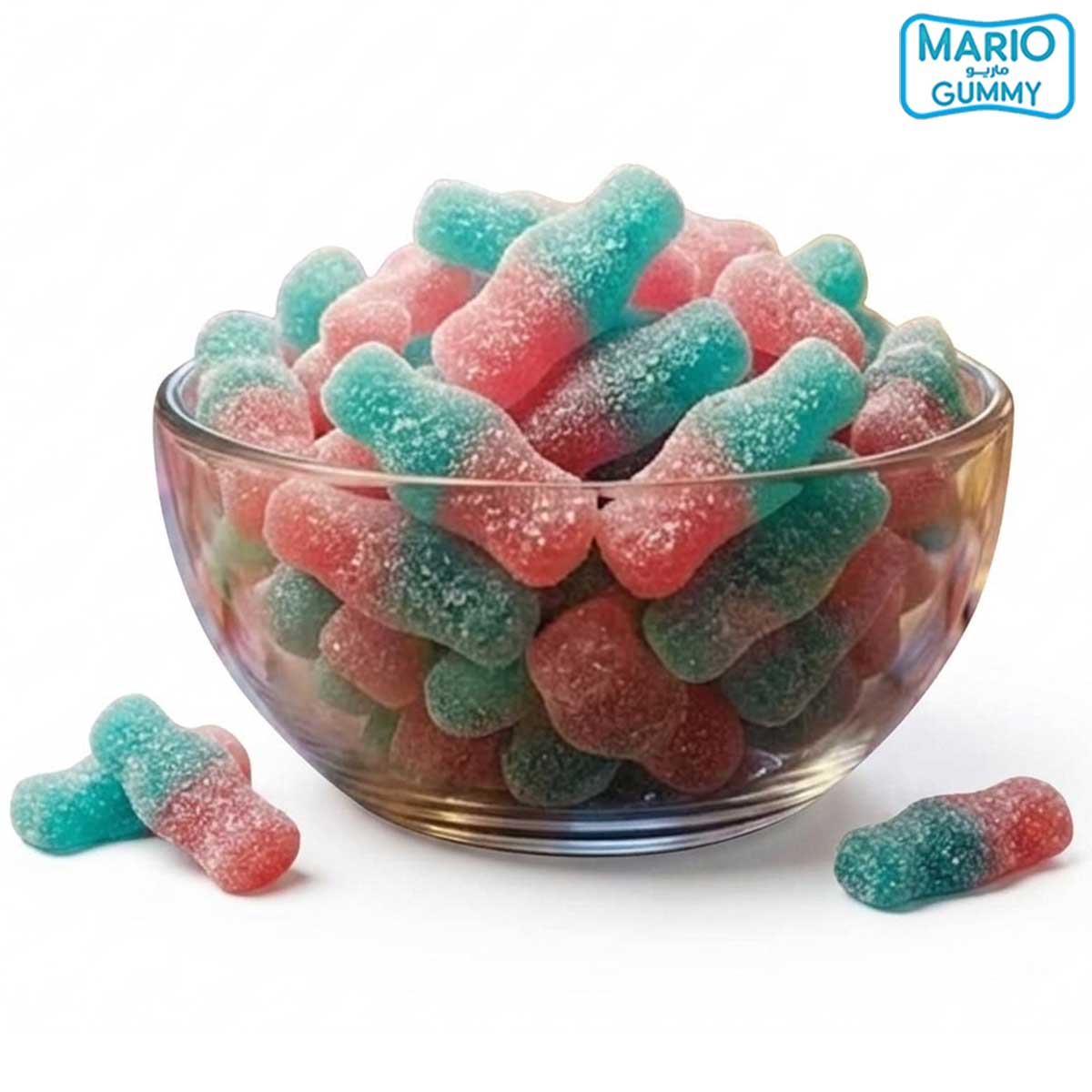 MARIO Fizzy Bottles Blue & Pink 1kg