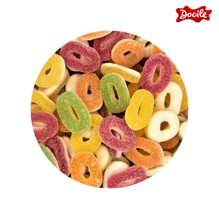 DOCILE Assorted Mix Sour Rings Gummy