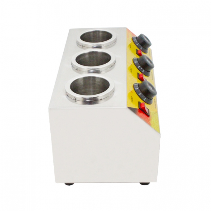 Triple Sauce Bottle Warmer snack circus side