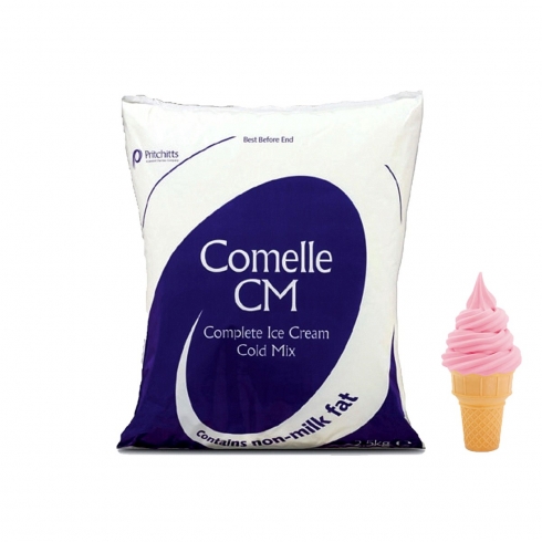 Comelle CM Complete Ice Cream Mix Strawberry 2.5kg