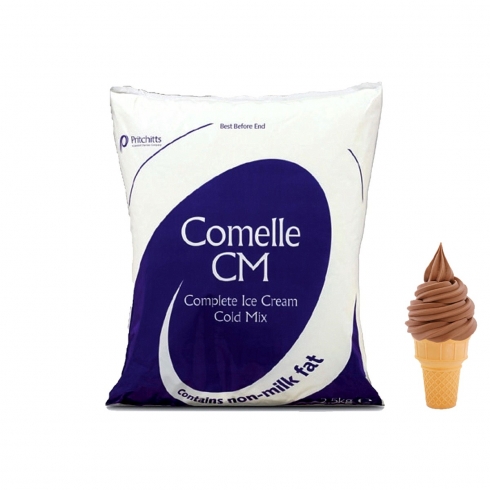 Comelle CM Complete Ice Cream Mix Chocolate 2.5kg x6