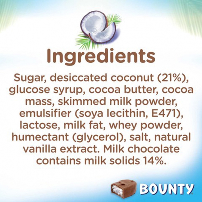 BOUNTY MILK TRIO 85g (6 Box of 21)