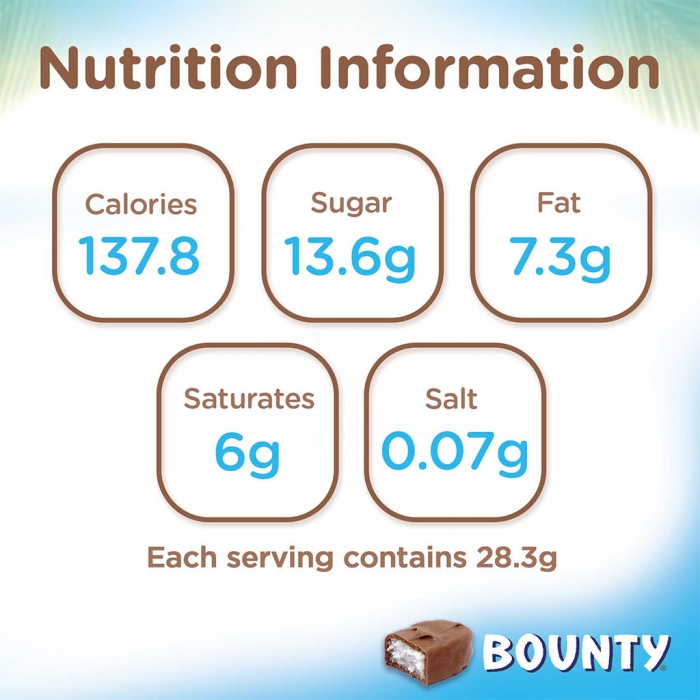 BOUNTY MINIATURES 150g Bag (Box of 24)