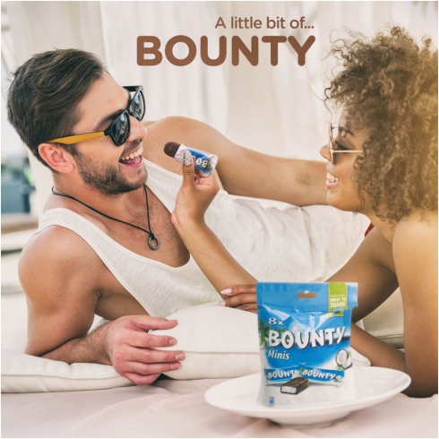 BOUNTY MINIS (15PC) POUCH 427.5g (Box of 12)