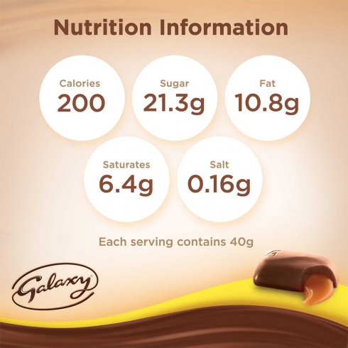 Galaxy® Caramel 40g Multipack
