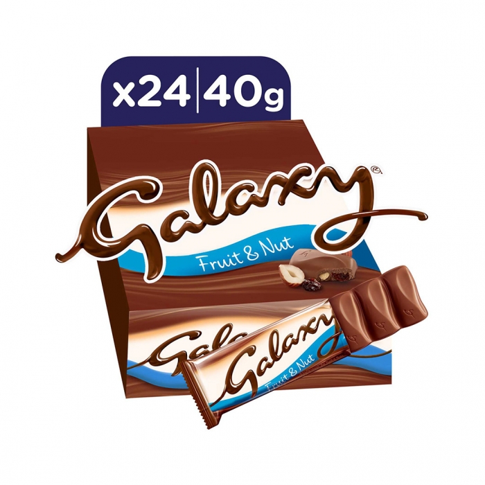 Galaxy® Fruit & Nut Chocolate Bar 40g Galaxy® Fruit & Nut Chocolate Bar 40g