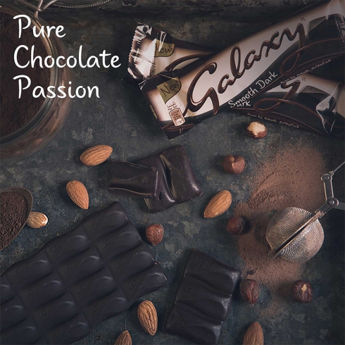 Galaxy® Smooth Dark 40g Multipack