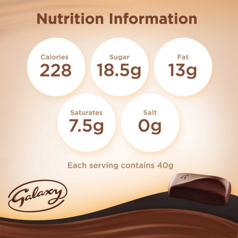 Galaxy® Smooth Dark 40g Multipack