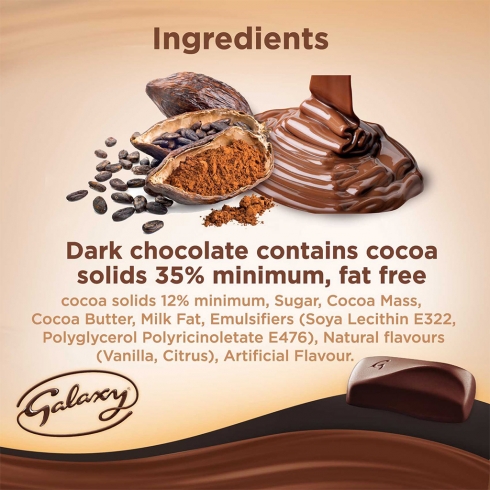 Galaxy® Smooth Dark 40g Multipack