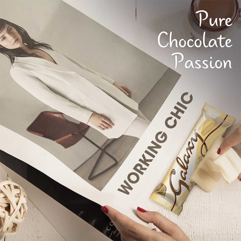 Galaxy® White Chocolate 38g Multipack