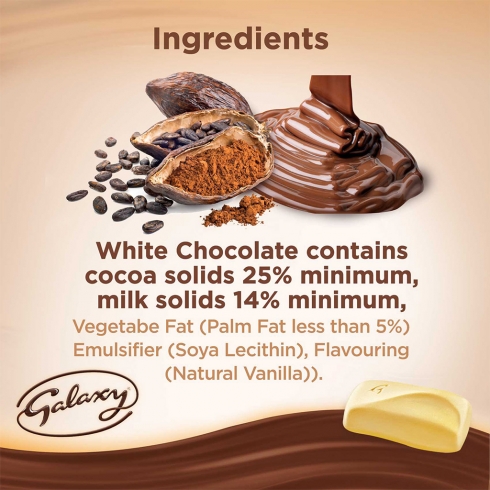 Galaxy® White Chocolate 38g Multipack (5pcs) x24 - Image 4