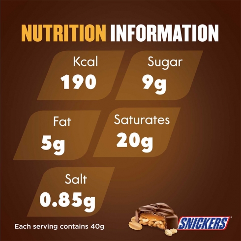 Snickers™ Crisper Chocolate Bar 40g x12 - Image 3