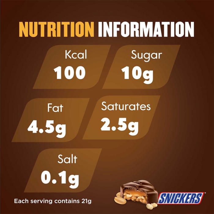 Snickers™ Crisper Chocolate Mini (9 pcs) Bars Pouch 180g