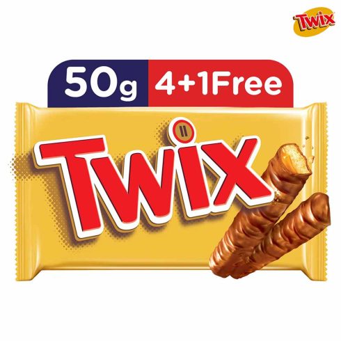 Twix® Chocolate 50g (5pcs) Multipack