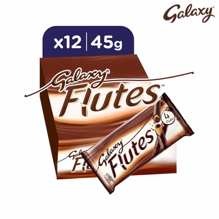 Galaxy® Flutes Chocolate Fingers 45g Galaxy® Flutes Chocolate Fingers 45g