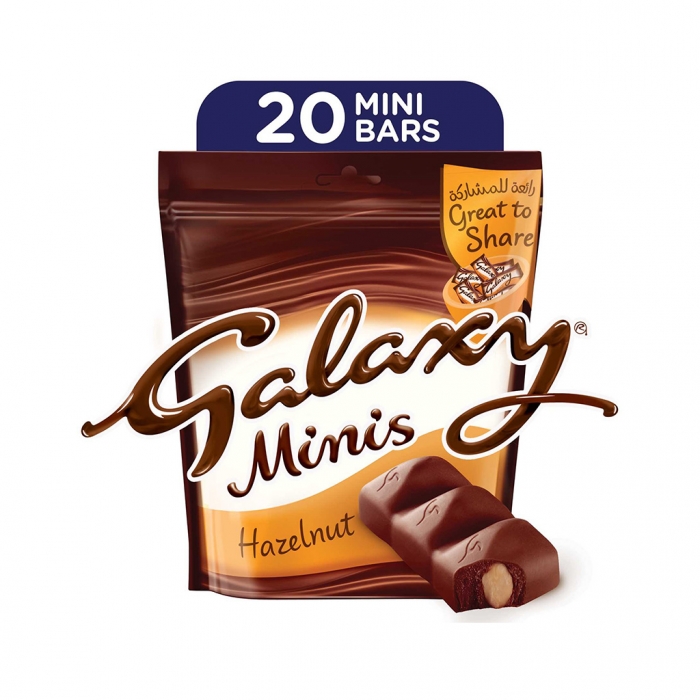 Galaxy® Minis (20pcs) Hazelnut 250g Galaxy® Minis (20pcs) Hazelnut 250g
