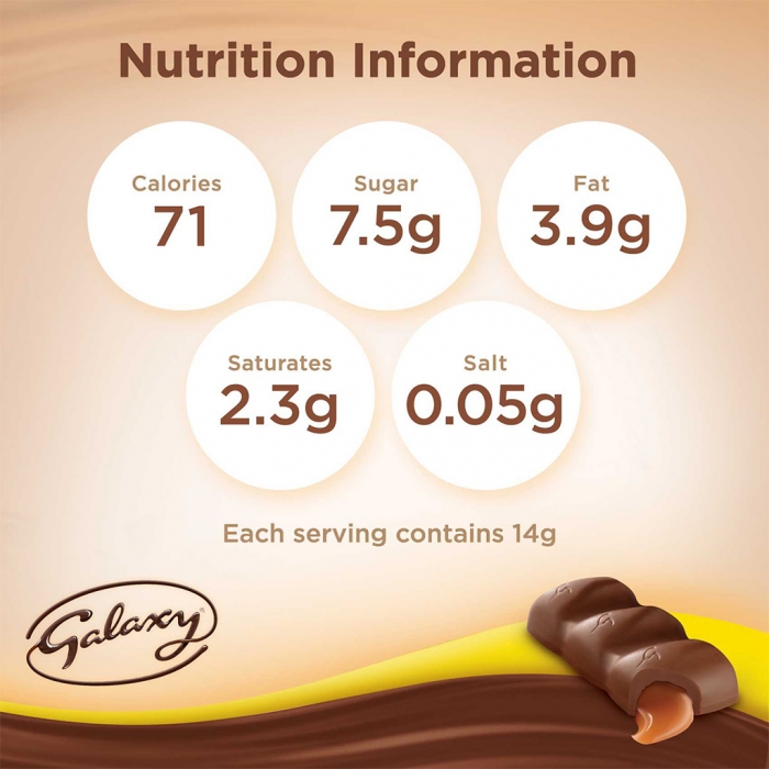 Galaxy® Minis (20pcs) Caramel 280g