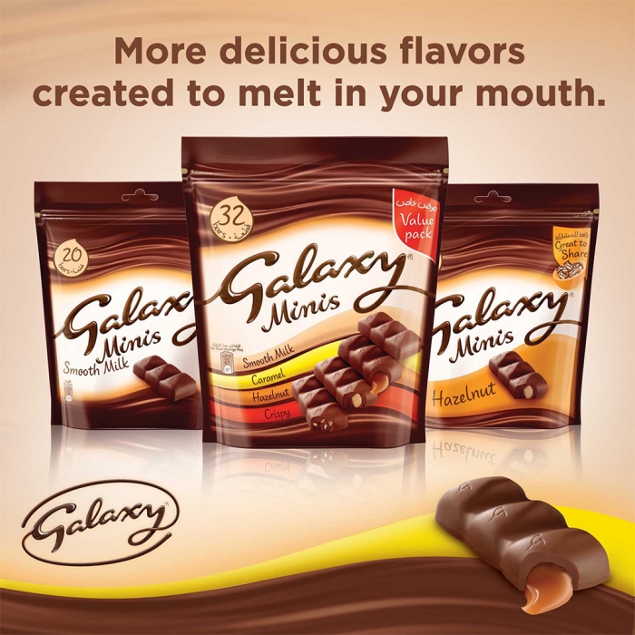 Galaxy® Minis (20pcs) Caramel 280g
